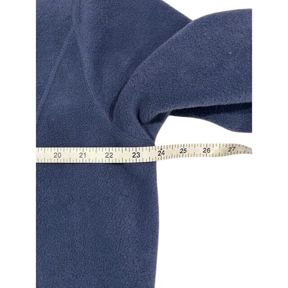 CABELA'S Men's Fleece Jacket LARGE Blue Embroidered Logo Full Zip Coat - Picture 4 of 11